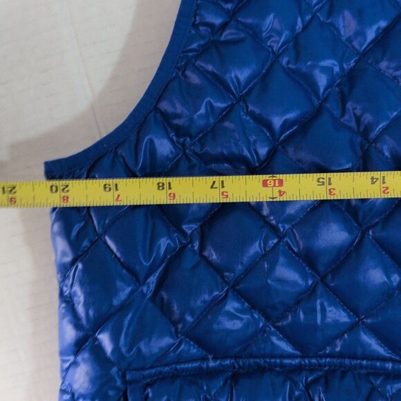 J. Crew Quilted puffer Vest Purple Size Large - Picture 6 of 7